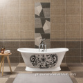 66 &#39;&#39; de porcelana de porcelana Bathtub com pedestal